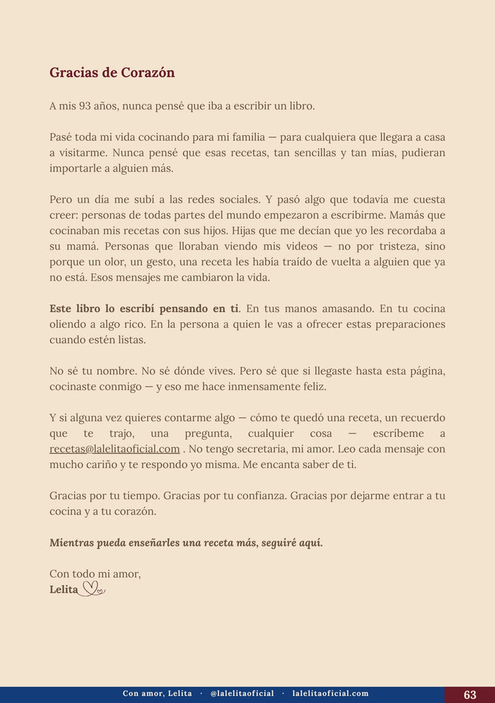 Y al final, una carta escrita para ti